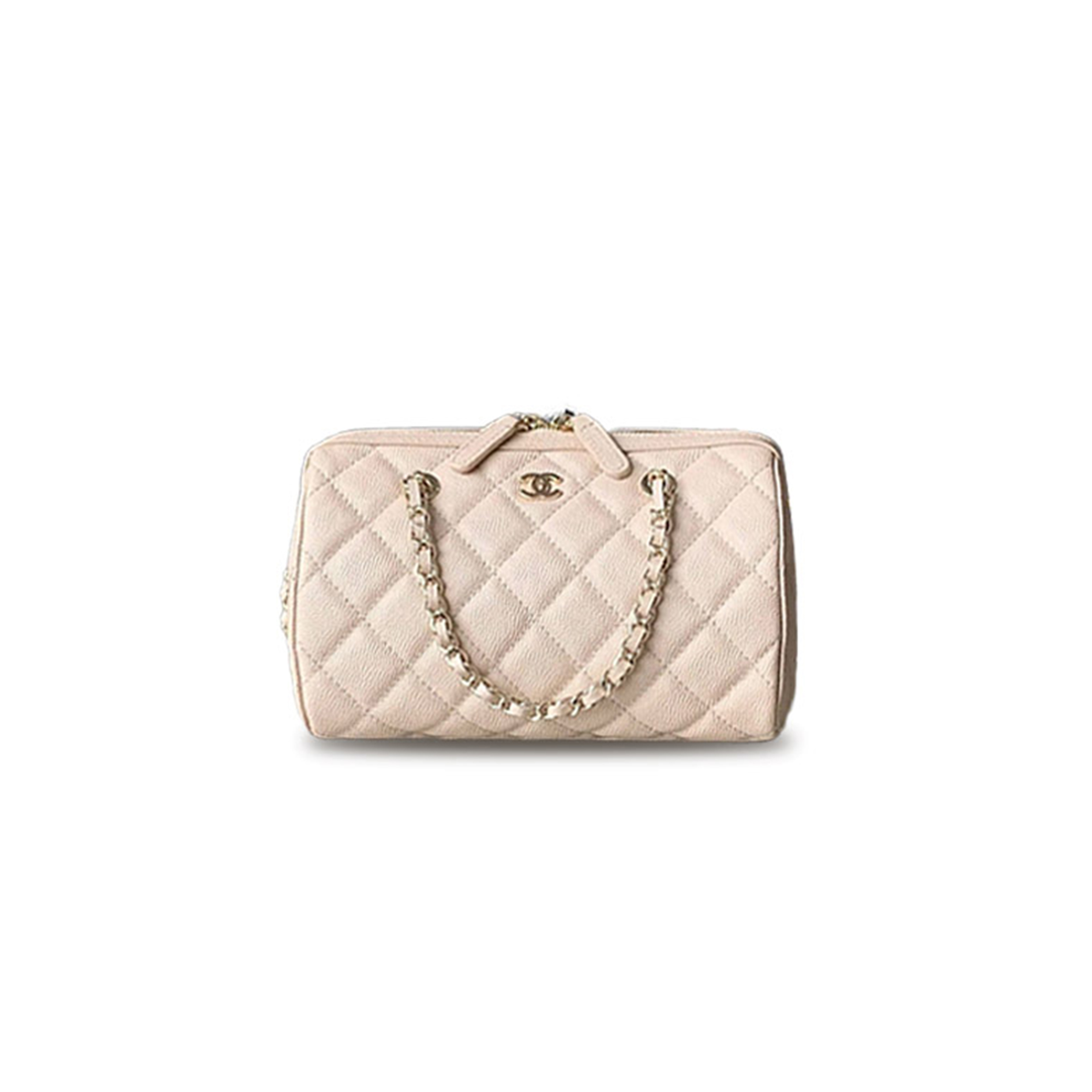 CHANEL BOSTON BOWLING BAG (18.5*11.5*11cm) 